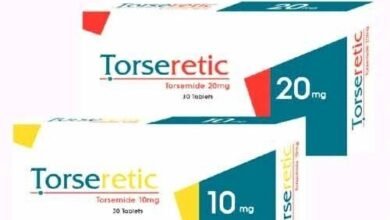 دواعي استعمال دواء تورسيريتك Torseretic والأعراض والآثار الجانبية والسعر‎