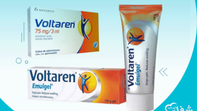 أسعار فولتارين جل ومرهم وحقن ولبوس وكريم ودواعي استعمالهم‎