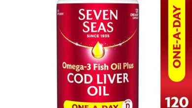 فوائد اوميجا سيز Omega seas زيت كبد الحوت شراب للأطفال والجرعة والسعر‎