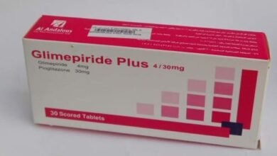 ما هي دواعي استعمال جليميبرايد بلس Glimepiride أقراص والآثار الجانبية والسعر والبديل؟‎
