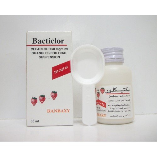 ماذا يعالج بكتيكلور Bacticlor والسعر والجرعة وطريقة التحضير‎