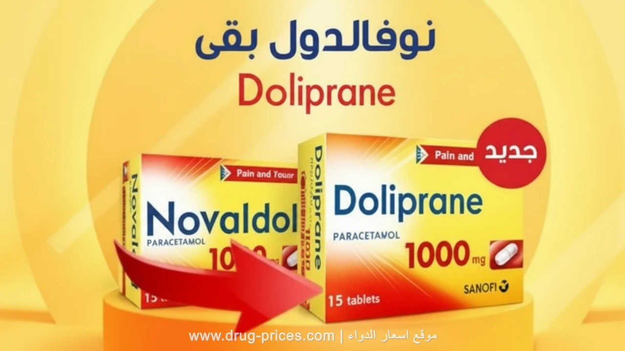 الاسم الجديد لنفس الفعالية تحول نوفالدول إلى دوليبران في الصيدليات المصرية
