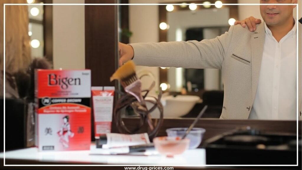 بوة صبغة بيجن الأصلية مع أدوات صبغ الحواجب والشعر ونتيجة قبل وبعد