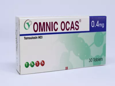 Omnic Ocas 0.4 mg Pack علبة دواء أومنك أوكاس 0.4 لعلاج تضخم البروستاتا