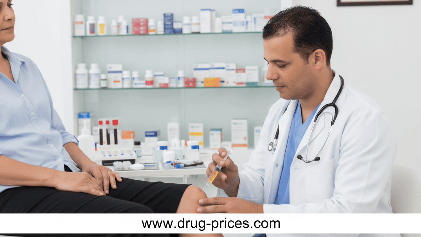 مريض يتلقى استشارة طبية وتعليمات ما بعد حقن البلازما