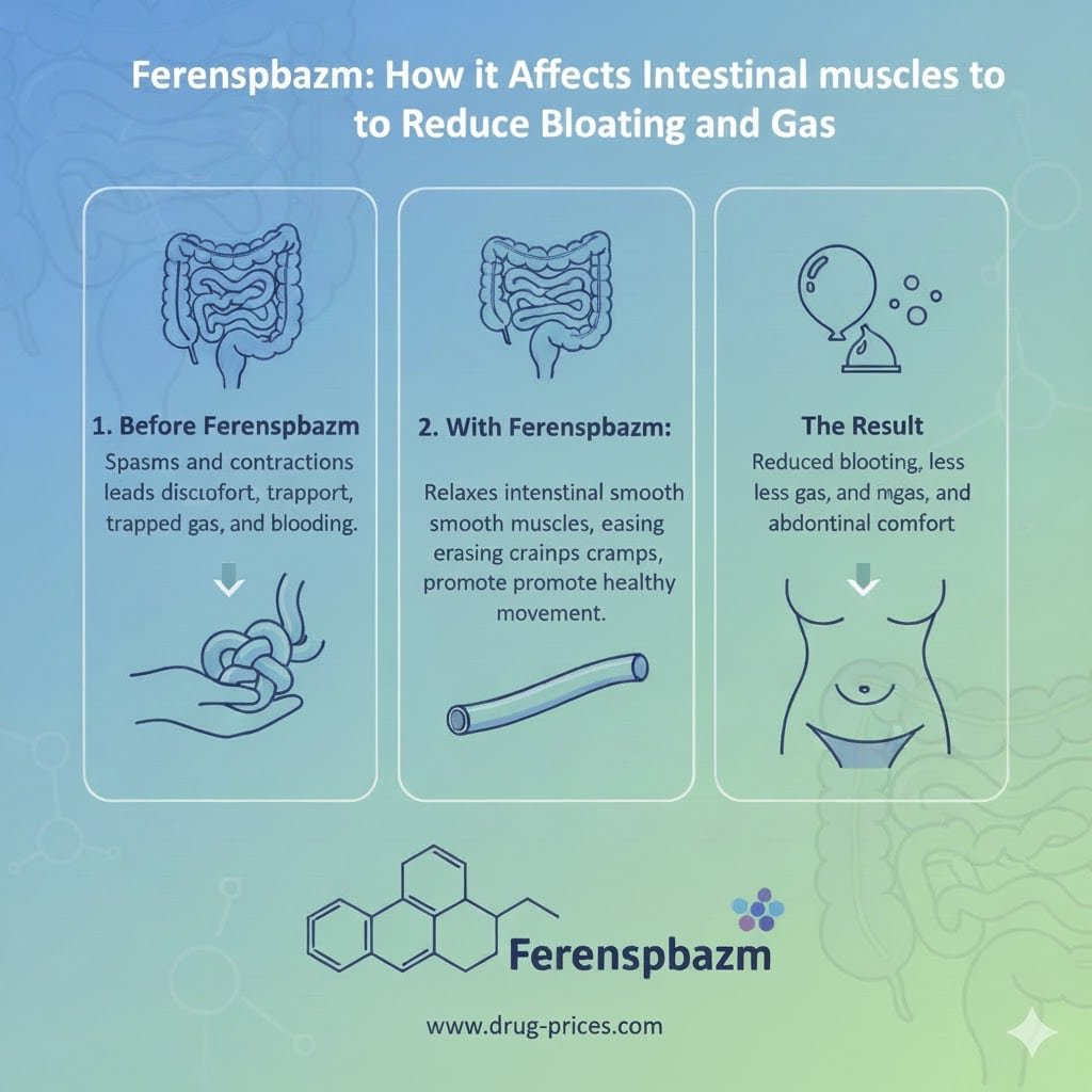 آلية عمل الفيرينسبازم Ferenspbazm لتخفيف الانتفاخ والغازات