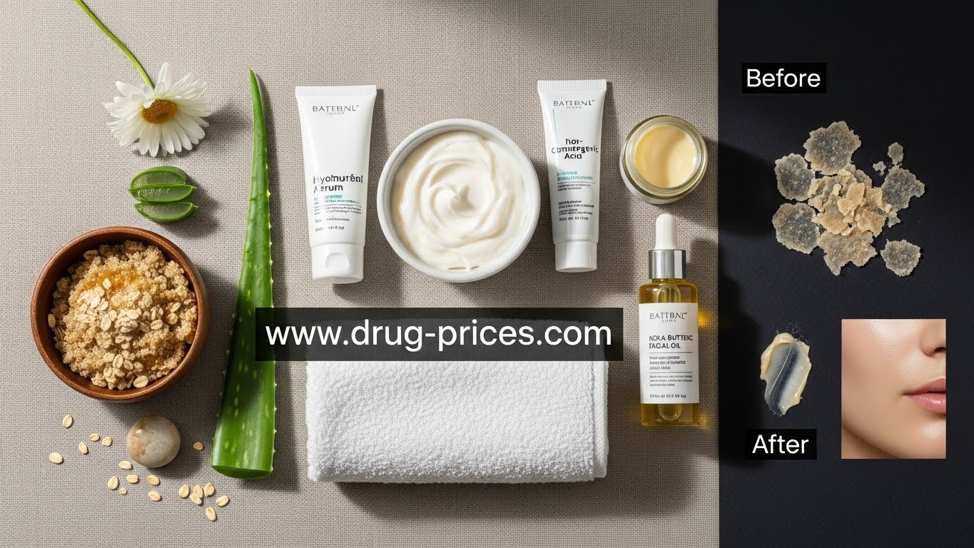 سيدة تطبق كريم مرطب كجزء من روتين علاج جفاف الوجه وتقشره لاستعادة نضارة البشرة