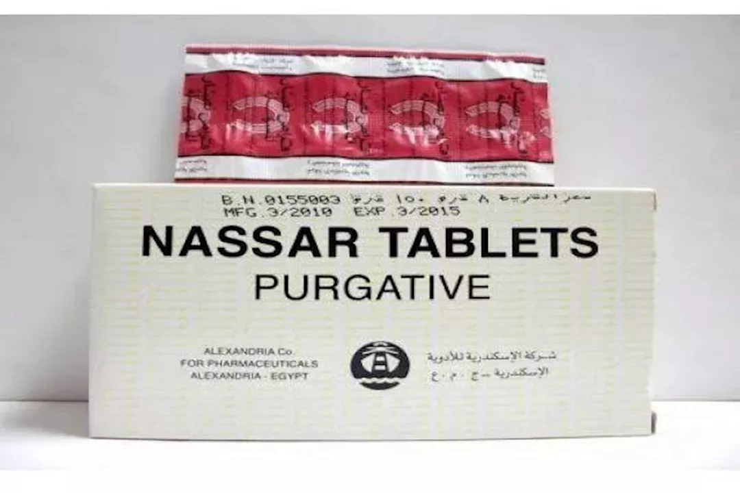 رسم توضيحي يظهر توقيت تناول حبوب نصار مساءً وعملية الهضم