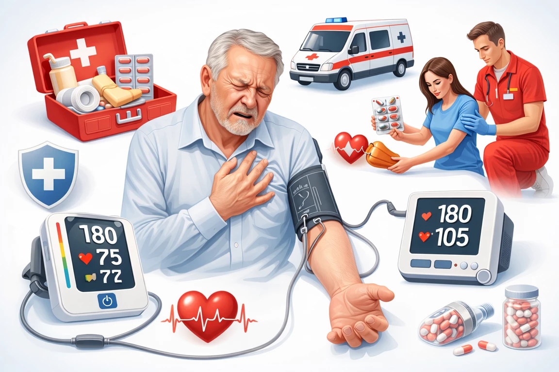 إسعافات أولية لضغط الدم